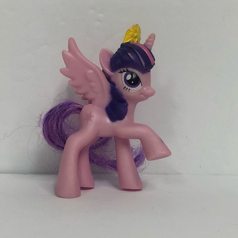 my little pony princess twilight sparkle 2014‎ happy meal mlp brush able tail